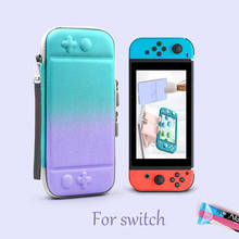Жесткий чехол для Nintendo Switch с пастельным покрытием, защитный чехол для консоли переключателя, сумка для путешествий, аксессуары для NS Switch 2024 - купить недорого
