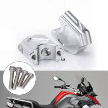 Motorcycle Universal 7/8"(22MM) Handlebar Clamp Raised Extend Risers Adapter For Honda Yamaha Kawasaki BMW Suzuki Benelli 2024 - buy cheap