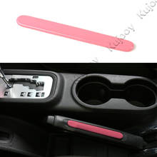 Розовый ABS ручной тормоз ручка Накладка Наклейка Декор рамка наклейка для Jeep Wrangler 2011-2017 автомобильный Стайлинг 2024 - купить недорого