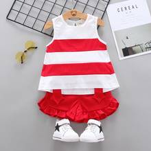 Girls summer clothing sets 2020 children fashion cotton tops+shorts 2pcs suits for baby girls kids tracksuits sets outfits new 2024 - buy cheap