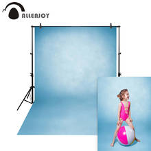 Allenjoy-Fondo de fotografía de maestro antiguo, retrato azul sólido para Baby Shower, cumpleaños y verano, telones de fondo para estudio fotográfico 2024 - compra barato