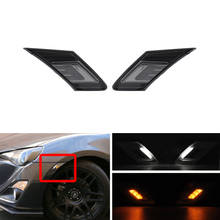 Белый/янтарный светодиодный ходовой светильник с сигналом поворота, Blinkers светильник s для Toyota GT86 FT86 для Scion FR-S для Subaru BRZ 2013-Стайлинг автомобиля 2024 - купить недорого