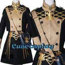 Disfraz de Cosplay con emblema de fuego, disfraz personalizado, navidad, Halloween 2024 - compra barato