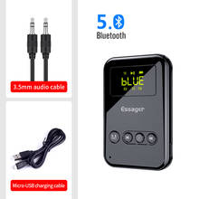 Brand New Bluetooth 5.0 Transmitter Receiver 3.5mm Jack Aux Audio Wireless Adapter For PC TV Headphone Car Bluetooth Receiver 2024 - buy cheap