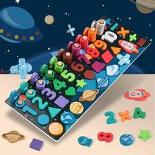 Montessori Educational Wooden Toys Cartoon Digital Shape Matching Count Magnetic Fishing Toy Early Educational Toys For Children 2024 - buy cheap