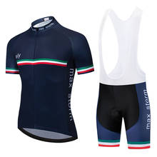 2020 mtb jersey blue New Team Italy Cycling Jersey Customized Road Mountain Race Top max storm 2024 - buy cheap