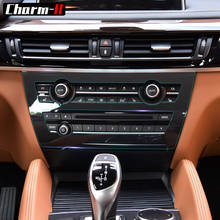 Precut самовосстанавливающаяся Центральная контрольная консоль CD панель дверь полосы Защитная Массовая пленка бюстгальтер комплект наклеек для BMW X6 F16 2015-2017 2024 - купить недорого