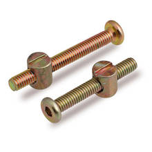 Tornillos de cama redonda Allen de zinc, 5 piezas, M8, tornillo hexagonal, tuerca de martillo, pernos de combinación cónica, Perno de muebles de 16mm-120mm de largo 2024 - compra barato