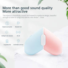 Cute Cartoon Wireless TWS Love Bluetooth-compatible 5.0 Earphones Headphone Earbuds Stereo Bass HIFI Sounds Handsfree Earbuds 2024 - buy cheap