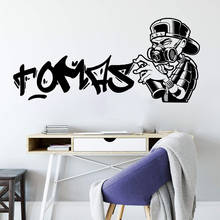 Personalized Name Graffiti Street Wall Sticker  Nursery Boy Room Custom Name Graffiti Wall Decal Bedroom Kids Room Vinyl Decor 2024 - buy cheap