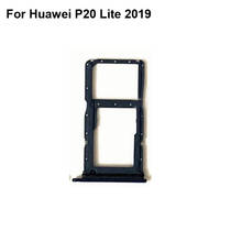 Soporte de tarjeta Sim para Huawei P20 Lite 2019, bandeja con ranura para tarjeta, piezas de repuesto, nuevo, probado, 2019 2024 - compra barato