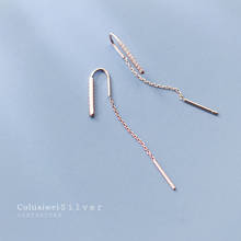 Colusiwei-pendientes de plata de ley 925 con Circonia cúbica, bisutería elegante y sencilla, para mujeres 2024 - compra barato