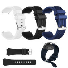 Correa de silicona para Samsung Galaxy Watch, banda de silicona de 22mm, Gear S3 Frontier, Huawei Watch GT GT2 de 46mm, Huami Amazfit GTR de 47mm, nueva 2024 - compra barato