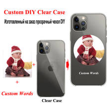 Custom Photo Case for OPPO Realme X3 X50 Pro 7 7i 6 6i C17 V5 Reno 4 SE A72 XT Find X2 Lite Neo A53 DIY Letters Name Clear Cover 2024 - buy cheap