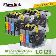 Plavetink-cartucho de tinta compatible para impresora Brother LC 123 XL J870DW J245 J650DW J6720DW J6520DW, 15 Uds. LC 123 XL 2024 - compra barato