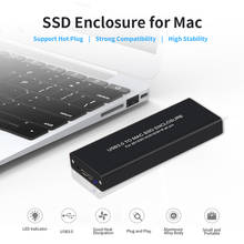 Carcasa USB3.0 para Mac SSD, carcasa USB3.0 de aleación de aluminio SSD para MacBook Air/Pro/Retina 2013/2014/2015 para Apple SSD, caja 2024 - compra barato