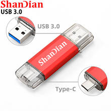 Hotsale SHANDIAN OTG Flash Drive Type C Pen Drive 4GB 8GB 128GB 64GB 32GB 16GB USB Stick 3.0 Pendrive for USB Type-C Device 2024 - buy cheap