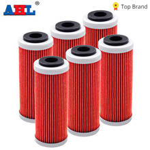 4/6Pcs AHL Motorcycle Oil Filter For SX SXF SXS -F-R XCF XCF-W XCW SMR 250 350 400 450 505 530 2007-2016 2024 - buy cheap