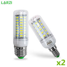 2pcs/lot LED Lamp E27 E14 LED Bulb SMD5730 220V Corn Bulb 24 36 48 56 69 72LEDs Chandelier Candle LED Light For Home Decoration 2024 - buy cheap