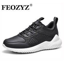 FEOZYZ Sport Shoes Men Running Microfiber Lace Up Casual Shoes Comfortable Trainers Leisure Men Sneakers 2024 - buy cheap