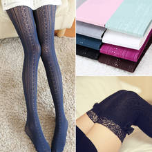 1pair Women Fashion Stockings Casual Cotton Thigh High Over Knee High Stockings Girls Womens Female Long Tights Pantyhose 2024 - buy cheap