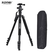 ZOMEI Q555 Professional Camera Tripod 63" Lightweight Aluminum Travel Portable Camera Tripod with Ball Head Quick Release Plate 2024 - buy cheap