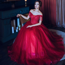 2020 New Arrivals Red Sleeveless Tassel Beading Sexy Promg Dresses 2020 Ball Gowns Lace Up Formal Dresses Serene Hill DLA70467 2024 - buy cheap
