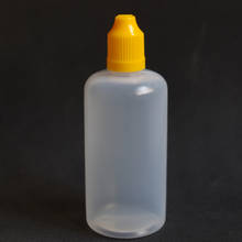 Botella vacía de líquido electrónico, frasco con cuentagotas de plástico de 100ml, con tapa punta larga a prueba de niños, 100 Uds. 2024 - compra barato