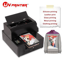 Impressora cilíndrica plana jato de tinta uv a4 com dispositivo rotativo para impressão de fotos/capas de celular e impressão de padrões diy 2024 - compre barato