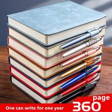Notebook de couro sintético a5, bloco de notas para diário, para estudantes, escrita, material escolar, notebook, escritório, jornal de viajantes 2024 - compre barato