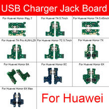 Placa de carregador usb, plugue conector para huawei honor 7 7c 7x 7a pro 8a 8c 8x max 5.7in 5.45in para honor play 7 2024 - compre barato