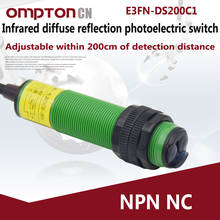 E3FN-DS200C1 NPN NO Infrared diffuse reflection photoelectric switch Response time	2.5ms (1 second=1000ms) 2024 - buy cheap