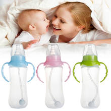 Taza de bebé de 240ML, Pajita para aprender a beber, tetina de alimentación de leche infantil 2024 - compra barato