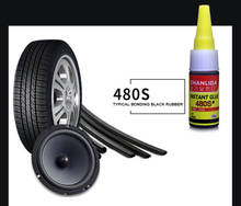 480S Super Sticky Glue Car Rubber Repair Tire Glue Mighty Black Adhesives Seal Glue For Window Wood Metal Ceramics Tire Repair 2024 - buy cheap