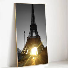 Pôsteres fotográficos da torre eiffel, paris, preto e branco, decoração, foto de paris, arte de parede, pintura, imagens, decoração de casa 2024 - compre barato