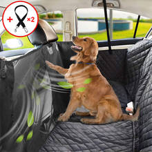 Capa protetora para assento do carro para cachorros, capa de oxford para pets, rede de proteção à prova d'água com zíper e bolsos para cães e gatos 2024 - compre barato