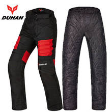 DUHAN DK02-pantalones de motociclista para hombre, ropa con forro más cálido, a prueba de desgaste, 600D, Oxford, todoterreno, M-3XL 2024 - compra barato