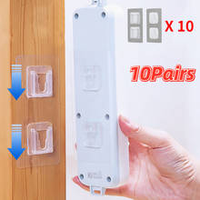 10pair Multifunctional Double row Wall Hooks Double-Sided Adhesive Sucker Hook  Wall Hanger Suction Cup Home storage rack 2024 - buy cheap