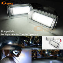 Luz LED para puerta de cortesía para Toyota Harrier XU40 2007-presente excelente Ultra brillante sin error OBC, accesorios para coche 2024 - compra barato