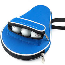 1Pc New Table Tennis Rackets Bat Bag Oxford Ping Pong Case With Balls Bag Professional Table Tennis Accessorise 30x20cm 2024 - buy cheap
