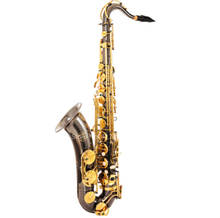 SADSN-saxofón Tenor Bb Tune, instrumento Musical con funda, de latón negro, níquel, laca B, Tenor plano, tallado a mano 2024 - compra barato