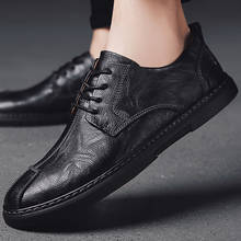 Genuine Leather Men Casual Shoes 2022 Spring Men Loafers Moccasins Breathable Black Sneakers Driving Shoes Male Footwear 2024 - buy cheap