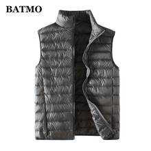 BATMO 2019 Новое поступление высокое качество 90% белый утиный пух куртки жилет мужской, мужской тонкий пуховик, плюс-размер ff77 2024 - купить недорого