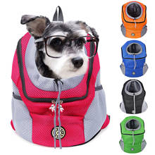 Outdoor Double Shoulder Portable Travel Backpack Outdoor Pet Cat Dog Carrier Bag Pet Cat Dog Front Nylon Bag Mesh Backpack Head 2024 - buy cheap
