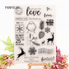 PANFELOU 15.5*21 Easter warm Transparent Clear Silicone Stamp/Seal DIY scrapbooking/photo album Decorative clear stamp sheets 2024 - buy cheap