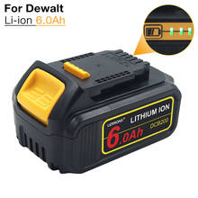 DCB201 DCB200 6000mAh Li-ion Power Tool Rechargeable Battery for Dewalt 18V 20V Batteries DCB205 DCB180 DCB182 DCB204 N123282 2024 - buy cheap