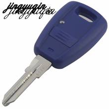 Jingyuqin 1 кнопочный корпус автомобильного ключа дистанционного управления, корпус 1 кнопка для Fiat Punto Doblo Bravo Transponder Auto Key Shell 2024 - купить недорого