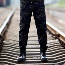 Pantalones de trabajo para hombre, pantalón de entrenamiento táctico de las Fuerzas Especiales del Ejército, ropa holgada, pantalones de camuflaje de entrenamiento militar de la selva, 2020 2024 - compra barato
