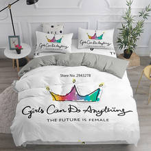 Cute 3D Print Bedding Set Queen King White Duvet Cover Set for 2 People Double Bed Kids Adults Bedclothes Home Textile Bed Linen 2024 - buy cheap