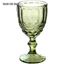 Vintage Goblet Embossed Red Wine Cocktail Glass Creative Champagne Glasses Wine Juice Glass Thickened Kitchen Dining Bar FJ048 2024 - buy cheap